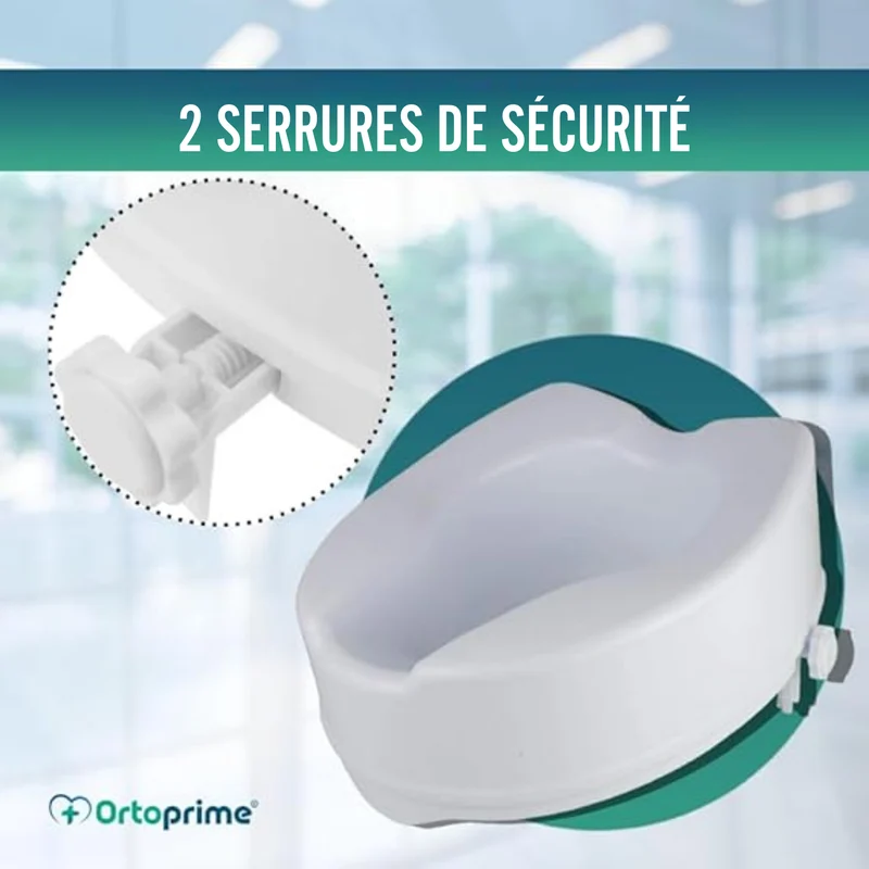 Élévateur WC Adultes 15 cm | Alzateur WC Universel