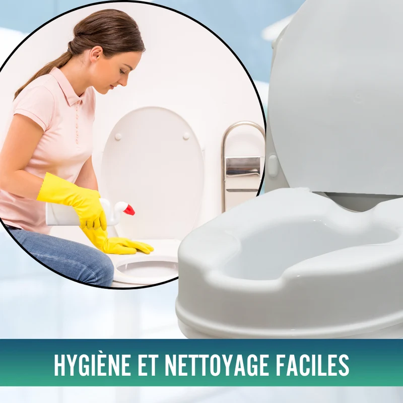 Élévateur WC Adultes 5 cm | Rehausse WC Universel