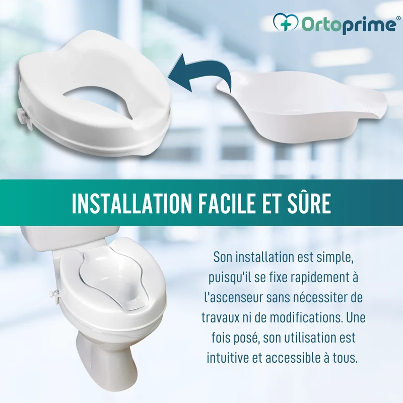 Bidet Adaptatif pour Rehausseur de Toilettes