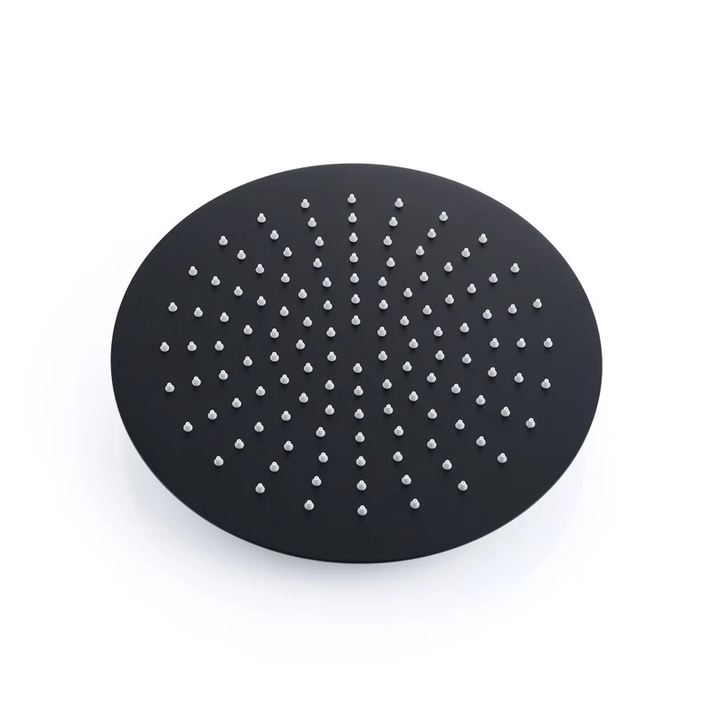 Ensemble bain douche noir mate