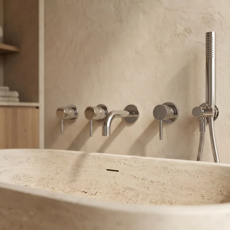 Mitigeur de bain et douche chrome