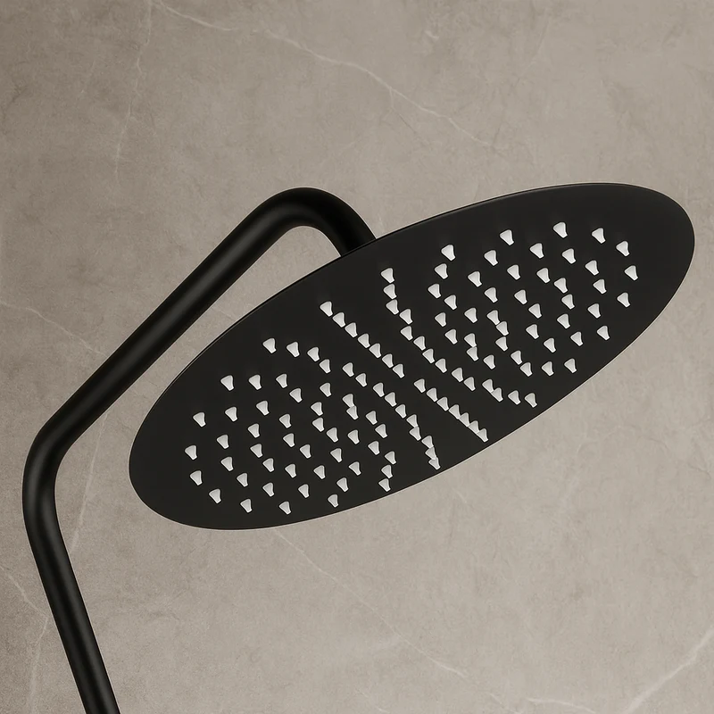 Colonne de douche thermostatique noir mate