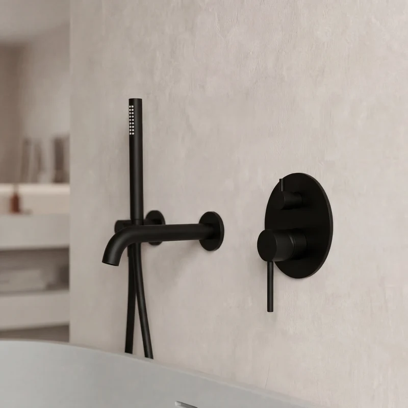 Ensemble de bain noir mate