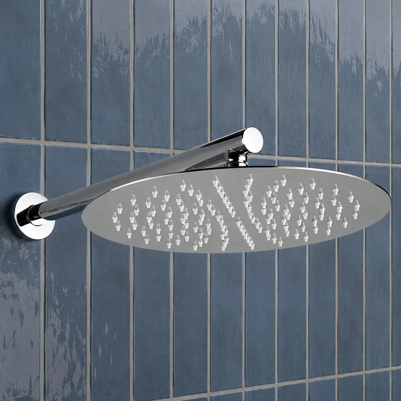 Colonne de douche thermostatique encastrée chromée