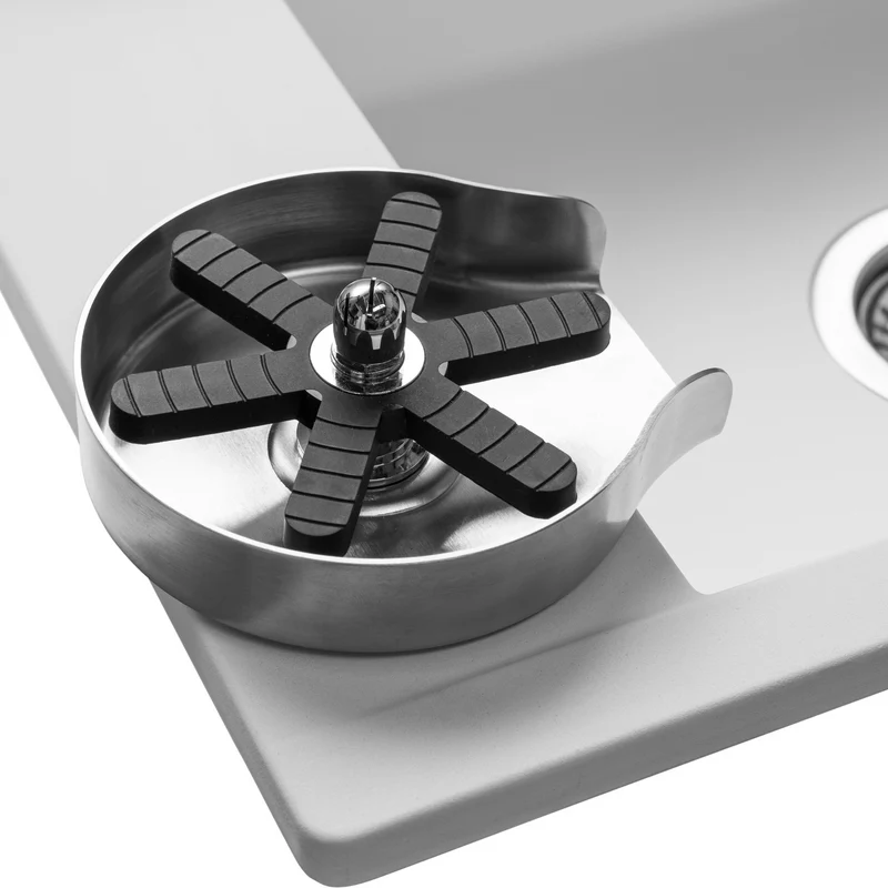 Rince verre en inox Luisina pour évier cuisine