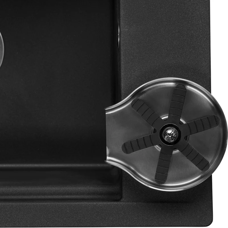 Rince verre en inox Luisina pour évier cuisine
