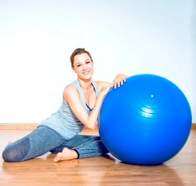 Ballon de Pilates et de Yoga 25 cm | Flexible et Confortable
