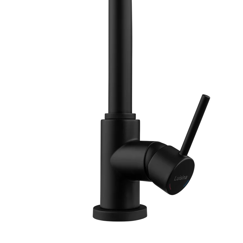 Robinet cuisine Luisina noir mat EDEN