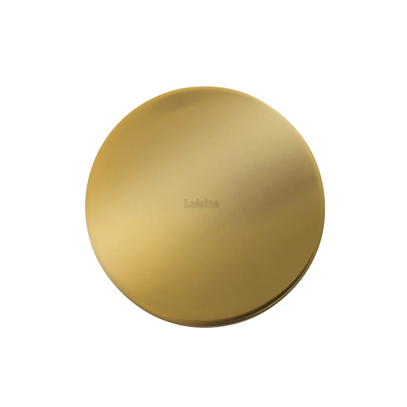 Cache bonde Luisina inox PVD doré diamètre 90 cm