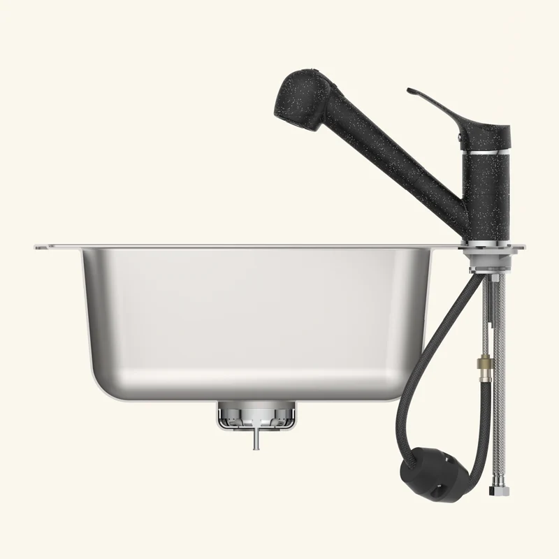 Robinet douchette Noir mat Eisl GRANIT