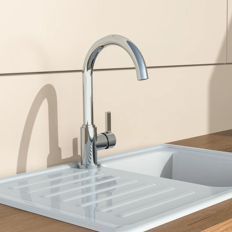 Robinet mitigeur cuisine Instmaier LEONA chromé