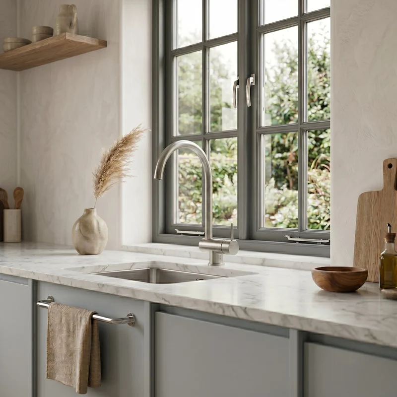 Robinet rabattable inox massif ACHILLE
