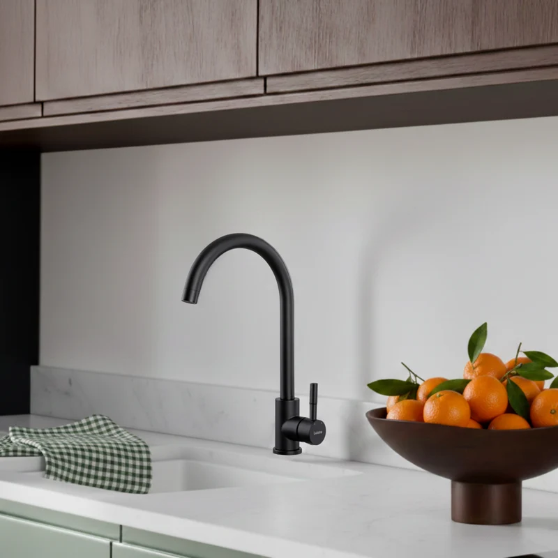 Robinet Luisina inox noir mat SIMON