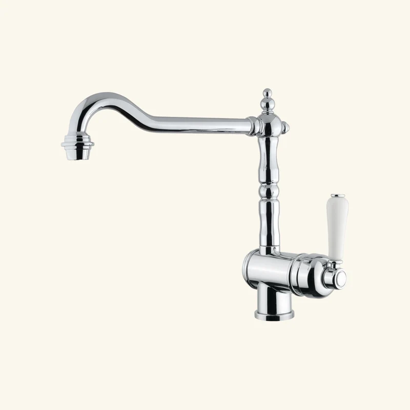 Robinet cuisine vintage chromé MARIUS