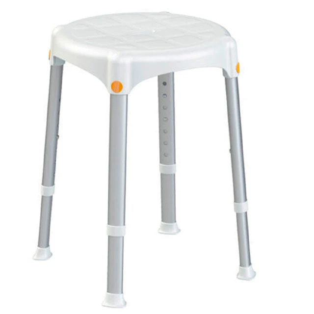 Tabouret de Douche Rond Réglable en Hauteur | Démontable