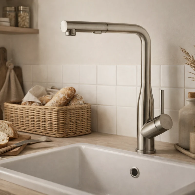 Robinet douchette Luisina inox massif ARCHIE