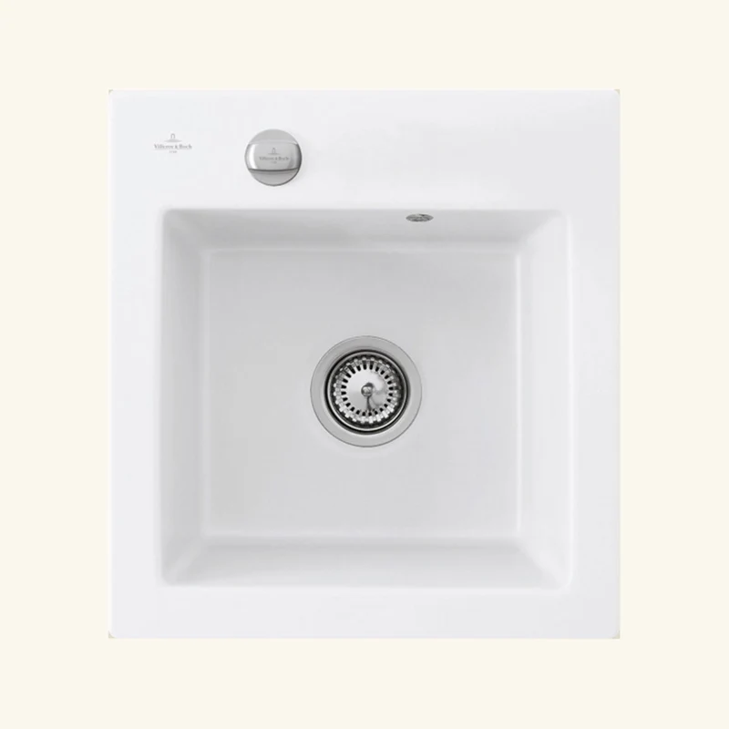 Vidage automatique 1 bac CUIPD017 / CUIPD269 pour évier V&B SUBWAY PURE - Siphon gain de place