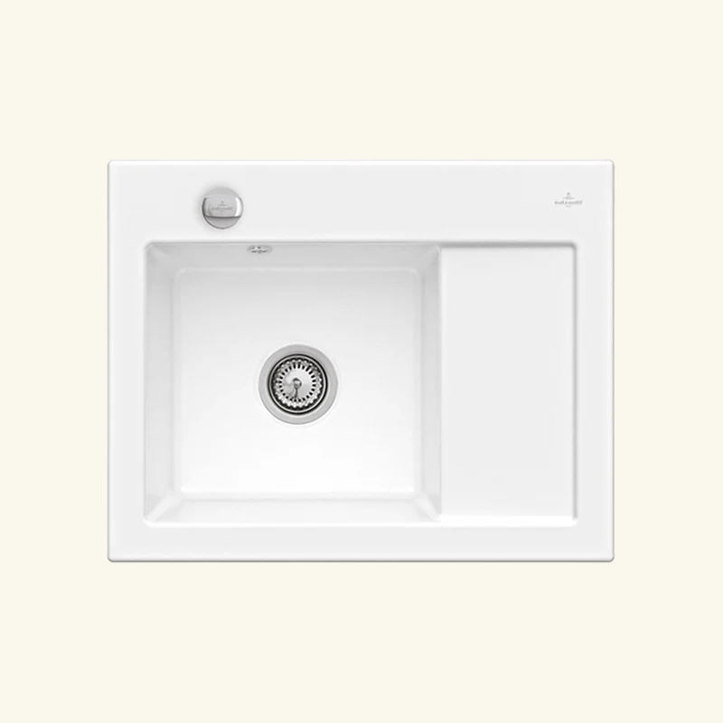 Vidage automatique 1 bac CUIPD017 / CUIPD269 pour évier V&B SUBWAY PURE - Siphon gain de place