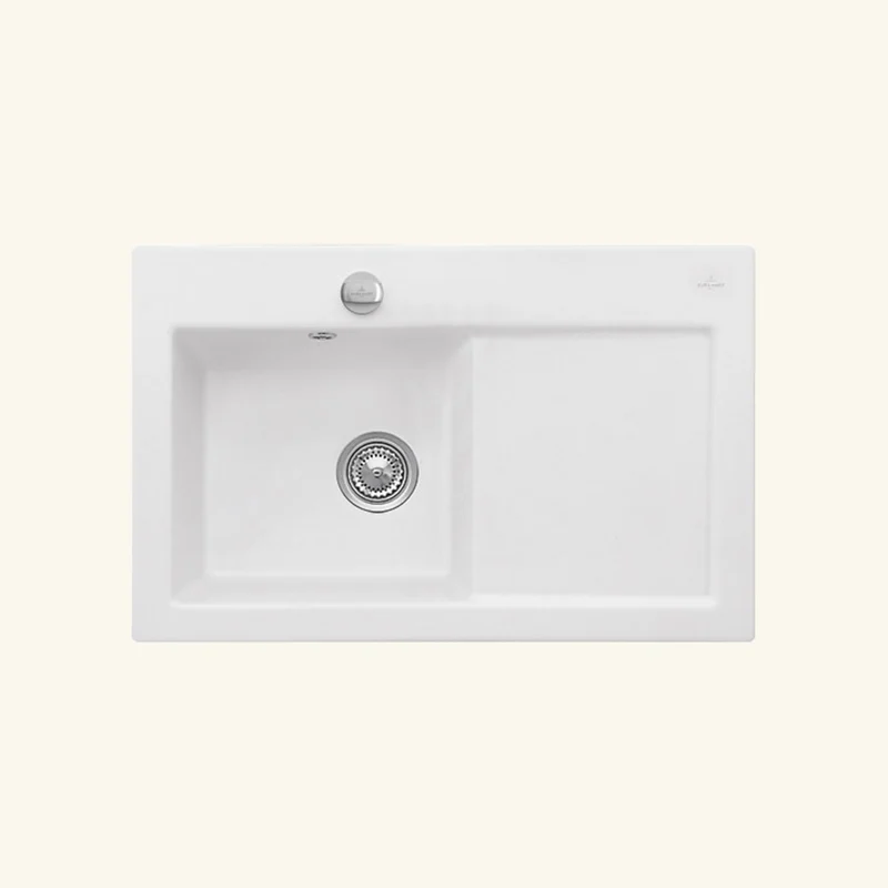 Vidage automatique 1 bac CUIPD017 / CUIPD269 pour évier V&B SUBWAY PURE - Siphon gain de place