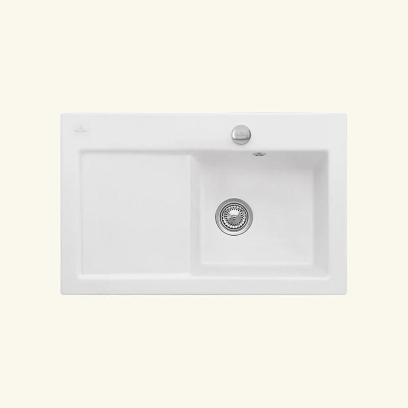 Vidage automatique 1 bac CUIPD017 / CUIPD269 pour évier V&B SUBWAY PURE - Siphon gain de place