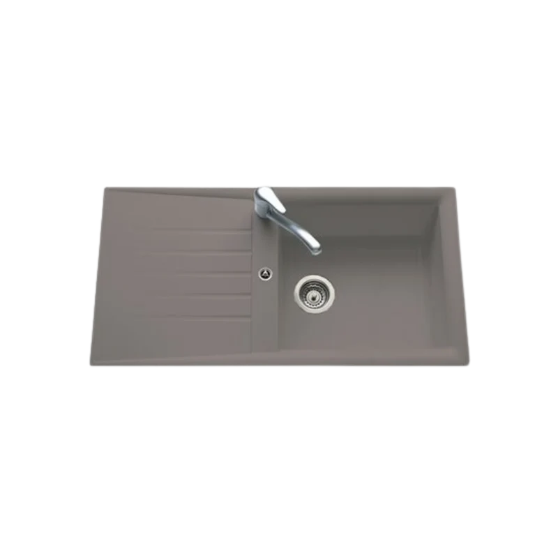 Vidage manuel 1 bac CUIPD366 pour évier Emeraude - Siphon gain de place