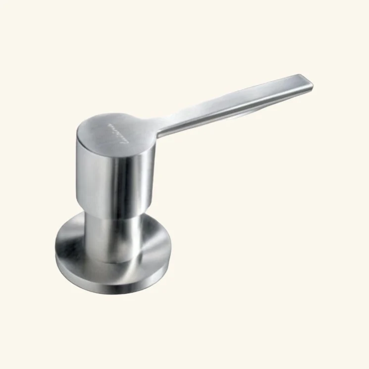 Distributeur savon cuisine encastrable Luisina inox massif
