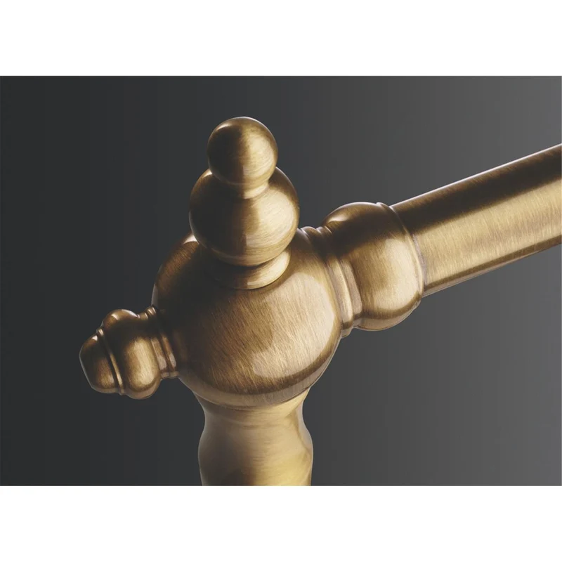 Robinet vintage laiton vieux bronze Chambord EDMOND