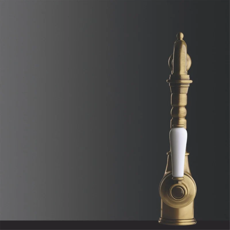 Robinet vintage laiton vieux bronze Chambord EDMOND