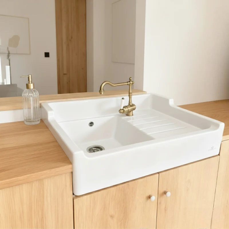 Robinet vintage laiton vieux bronze MARIUS