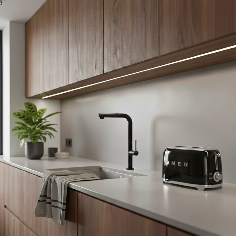 Robinet cuisine douchette noir NOLAN