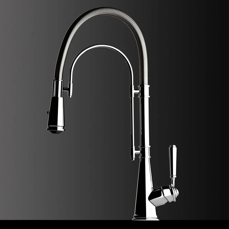 Robinet douchette vintage chromé Chambord MALO
