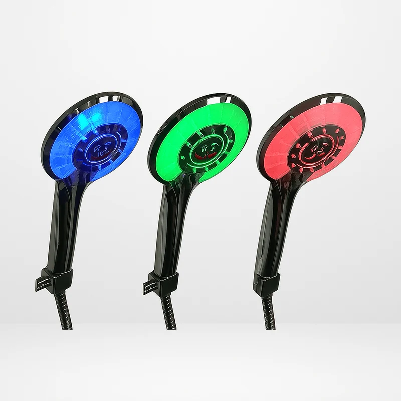 Pommeau de douche connecté - LED & affichage température