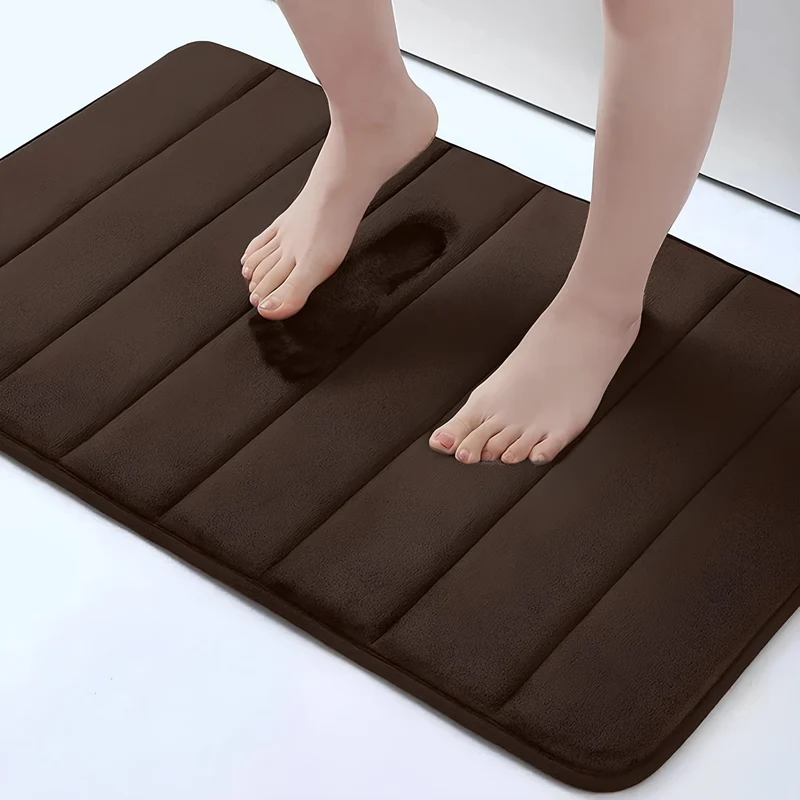 Tapis de Douche à Mémoire de Forme - Antidérapant et Absorbant