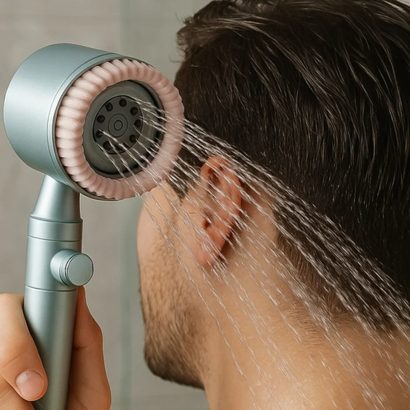 Pommeau de Douche Anti-Calcaire – Haute Pression & Filtration Intégrée