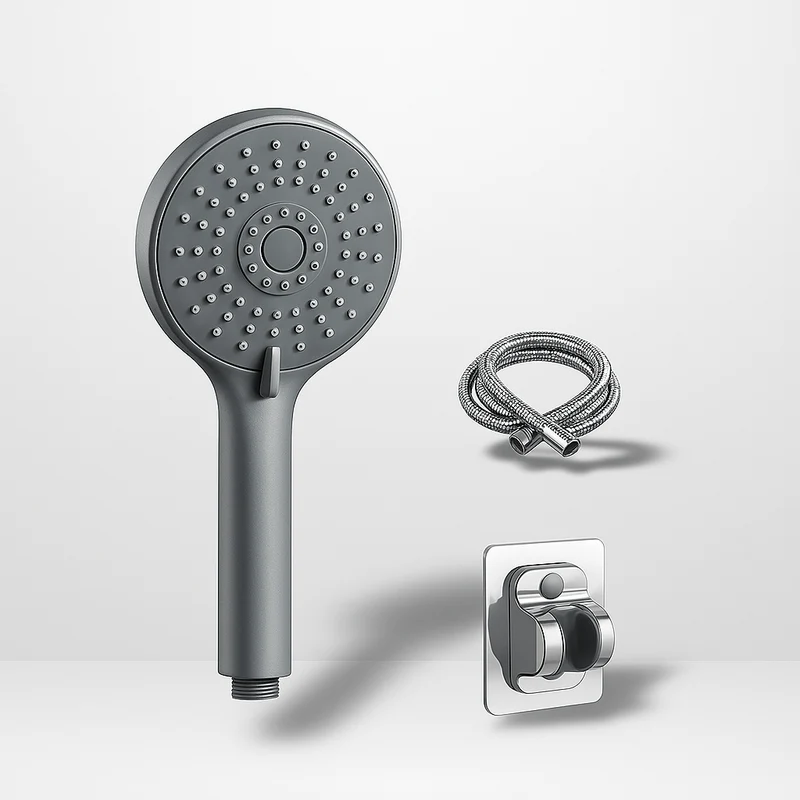 Pommeau de Douche Haute Pression – Large panneau et 5 modes ajustables