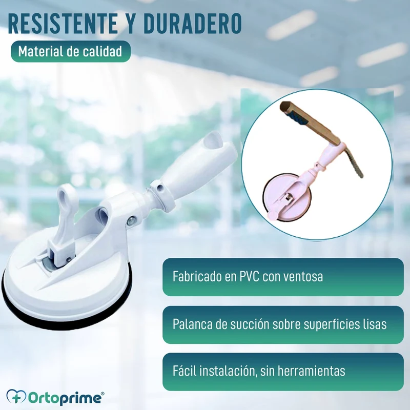 Support de Douche avec Ventouse et Levier | Universel META