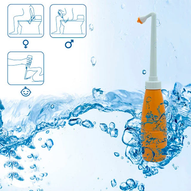 Bidet Bouteille Rétractable Portable pour l'Hygiène Intime | Utilisation Unisexe