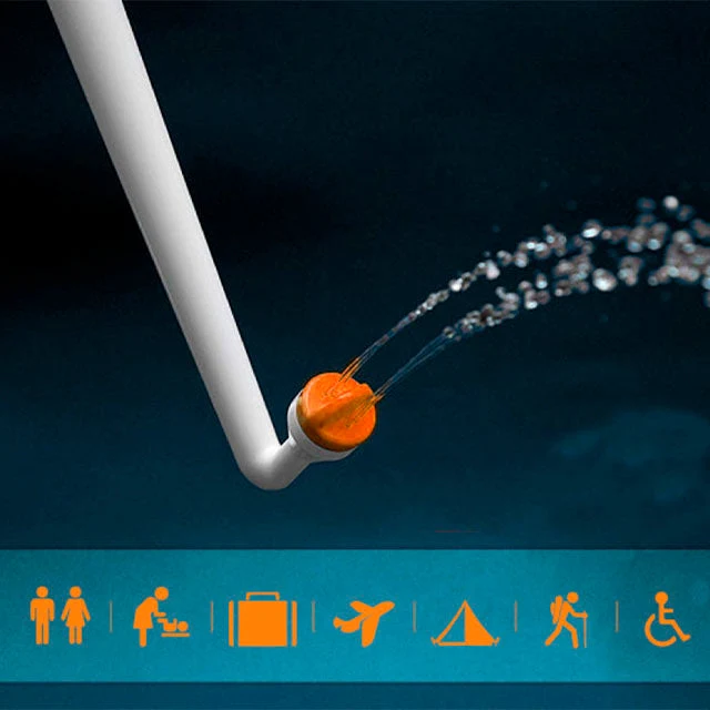 Bidet Bouteille Rétractable Portable pour l'Hygiène Intime | Utilisation Unisexe