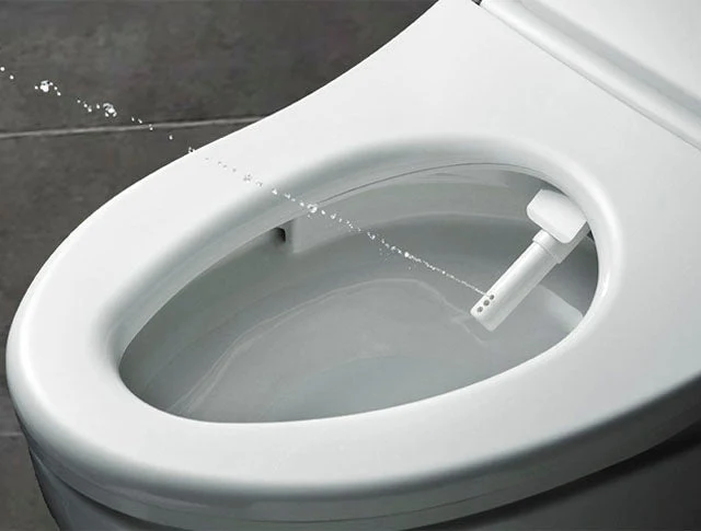 Siège de toilette avec Bidet Intégré et Double Douche | Sans Électricité
