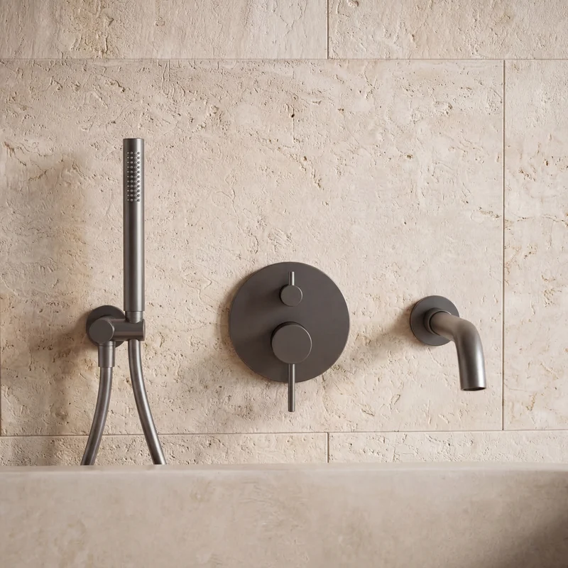 Ensemble de bain gris brossé
