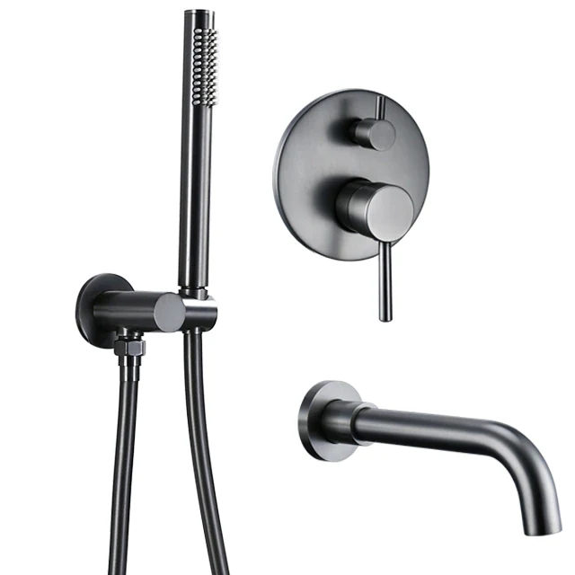 Ensemble de bain gris brossé
