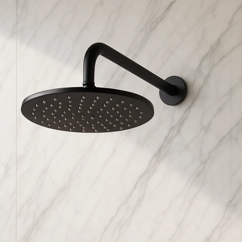 Colonne de douche encastrable noir mate