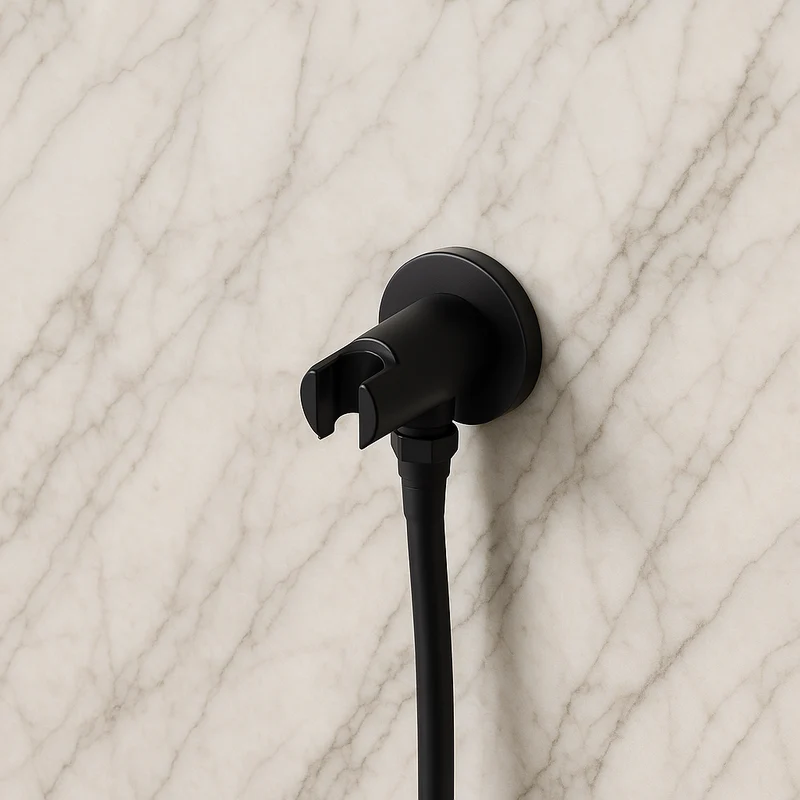 Colonne de douche encastrable noir mate