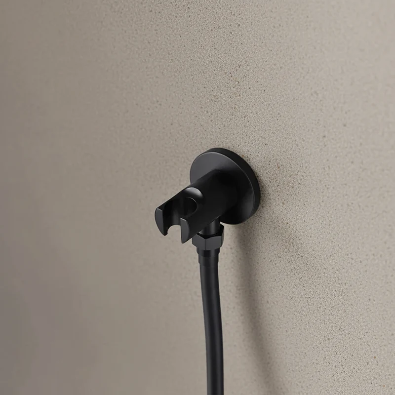 Colonne de douche encastrée noir mate