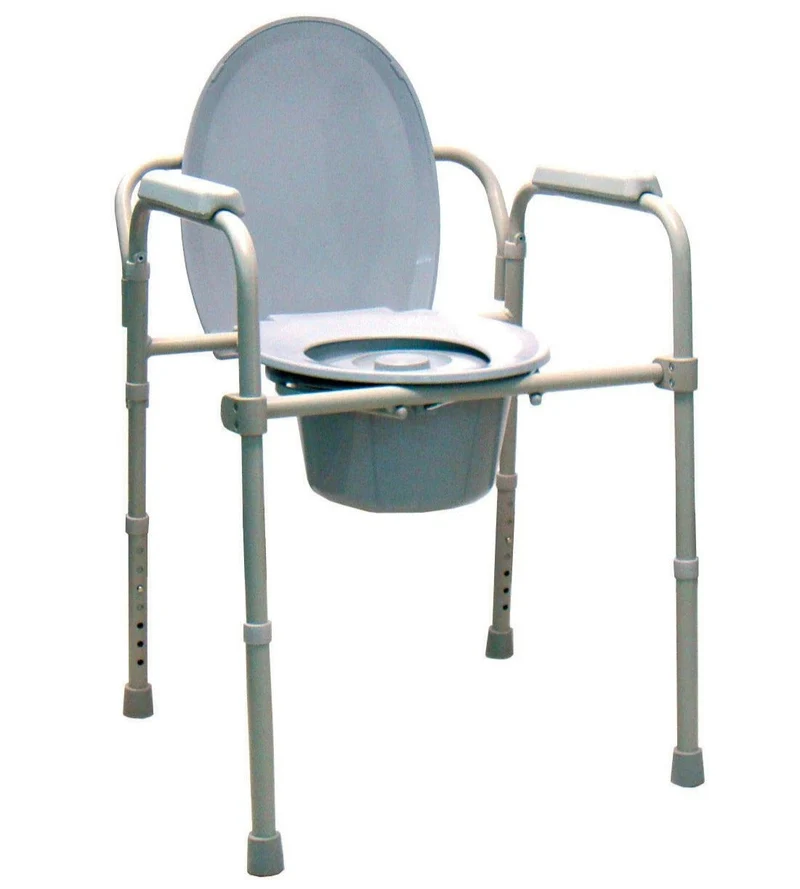 Chaise WC avec Couvercle et Accoudoirs