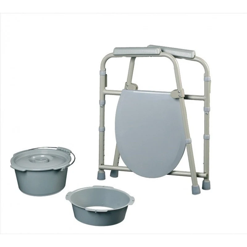 Chaise WC avec Couvercle et Accoudoirs