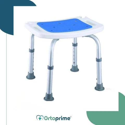 Tabouret de Bain Antidérapant avec Siège Rembourré