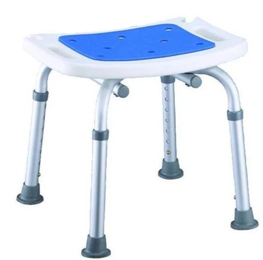 Chaise de Douche Antidérapante avec Dossier et Siège Rembourré