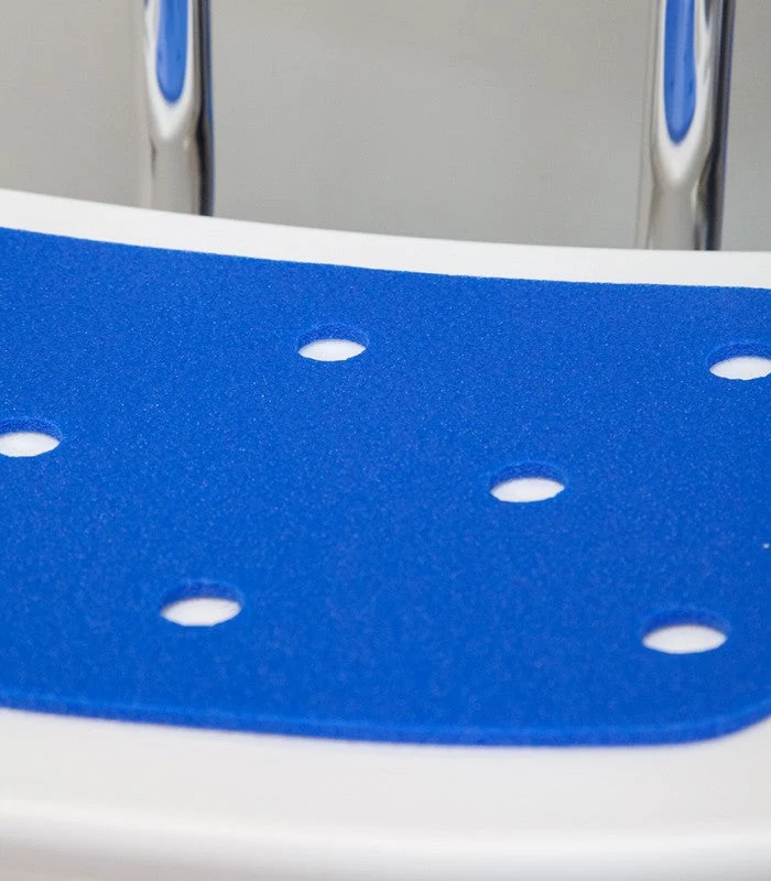 Chaise de Douche Antidérapante avec Dossier et Siège Rembourré