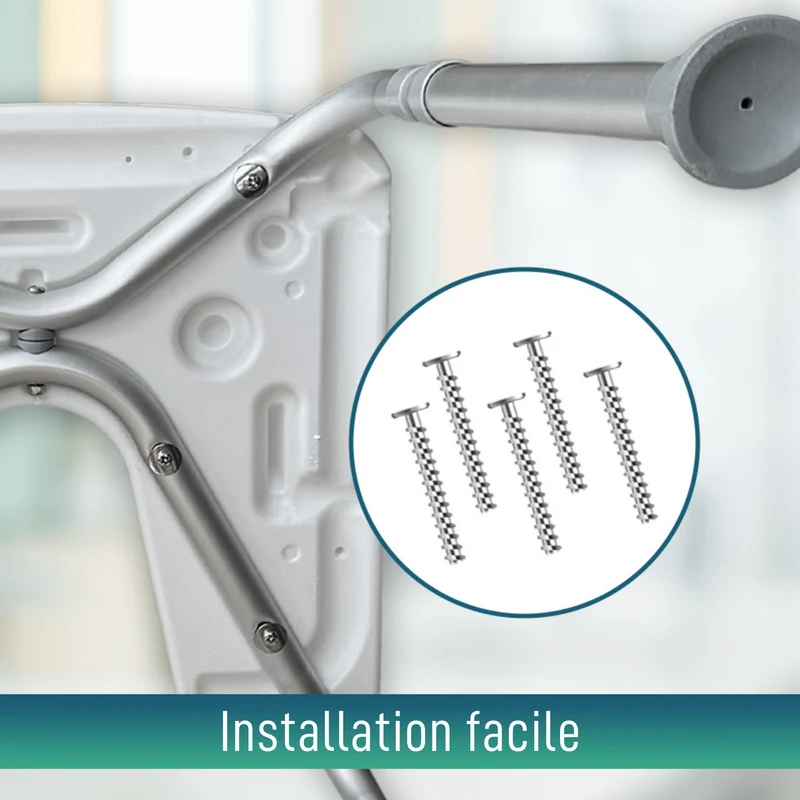 Tabouret de Bain Orthopédique en Forme de U | Réglable